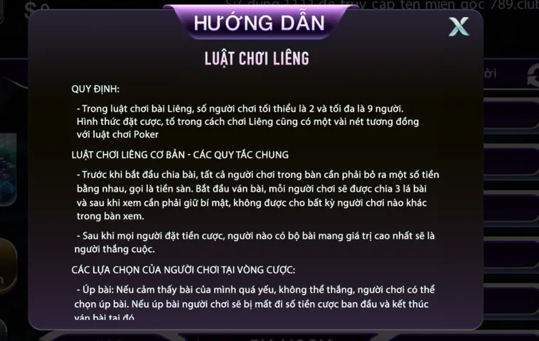 Liêng Tại 789Club Bí Kíp Đấu Trí Tố Tất Tay Hốt Bạc Khủng Cho Tân Thủ