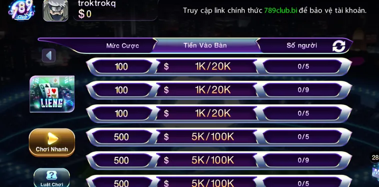 Liêng Tại 789Club Bí Kíp Đấu Trí Tố Tất Tay Hốt Bạc Khủng Cho Tân Thủ