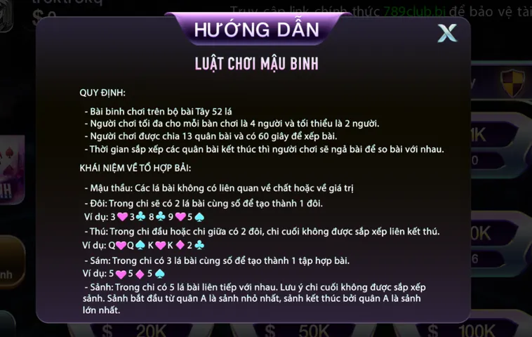 Chiến Thuật Xếp Bài Mậu Binh Tại 789Club Bất Bại Từ Các Cao Thủ Lão Luyện
