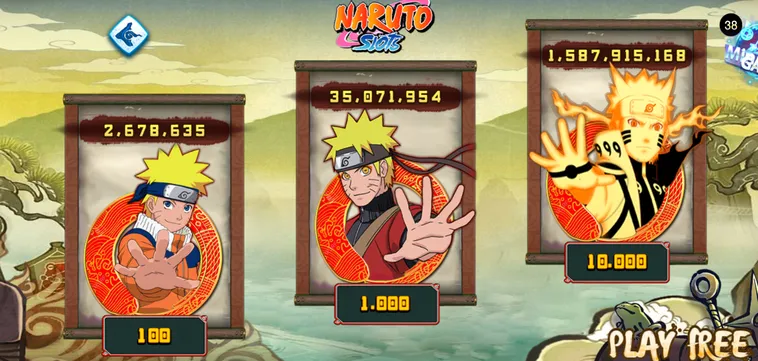 Chinh Phục Sảnh Nổ Hũ Naruto Slots Tại 789Club Rinh Ngay Kho Báu Khổng Lồ