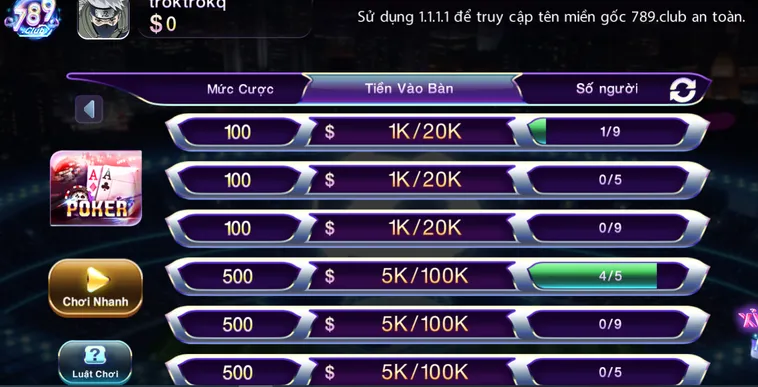 Poker Tại 789Club Những Chiến Thuật Đọc Vị Đối Thủ Để Gom Tiền Thưởng