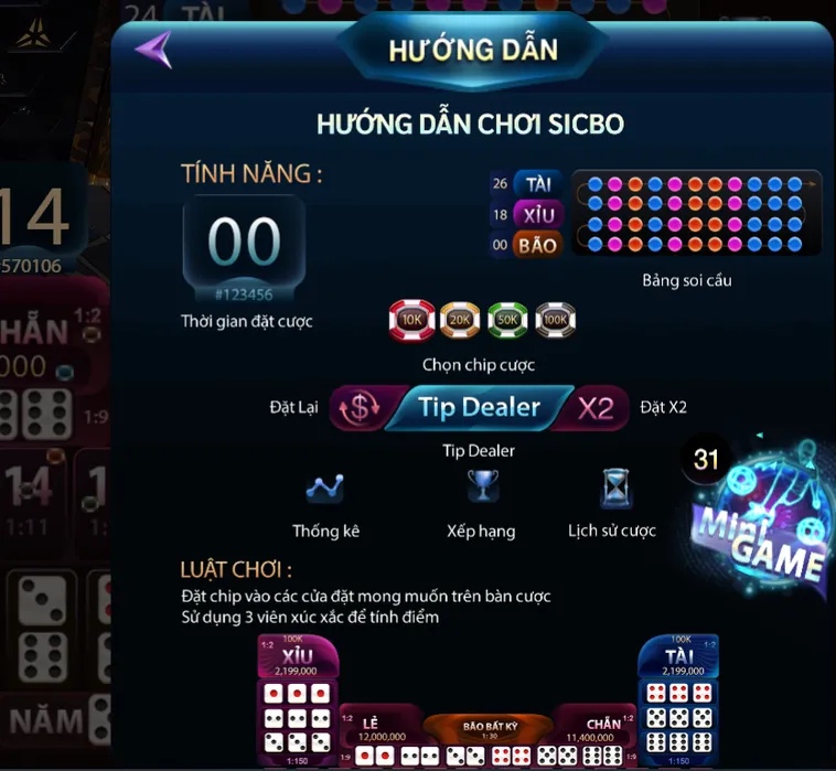 Cẩm Nang Thực Chiến Sảnh Sicbo Casino Tại 789Club Săn Lợi Nhuận Khủng