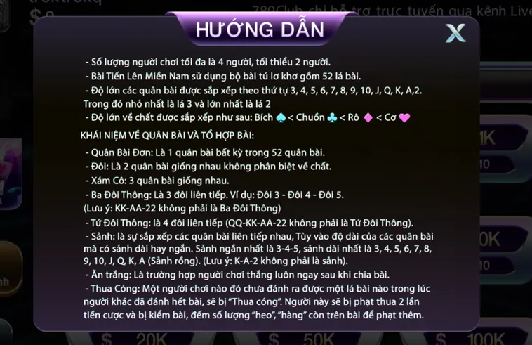 Bí Quyết Soi Cầu Nhớ Bài Thần Tốc Tại Tiến Lên Miền Nam Tại 789Club
