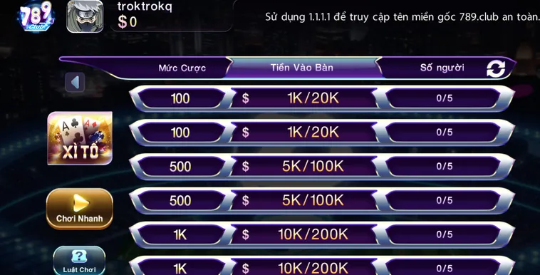 Xì Tố Tại 789Club Chiến Thuật Tố Bài Đỉnh Cao Của Các Nhà Đầu Tư Lão Luyện